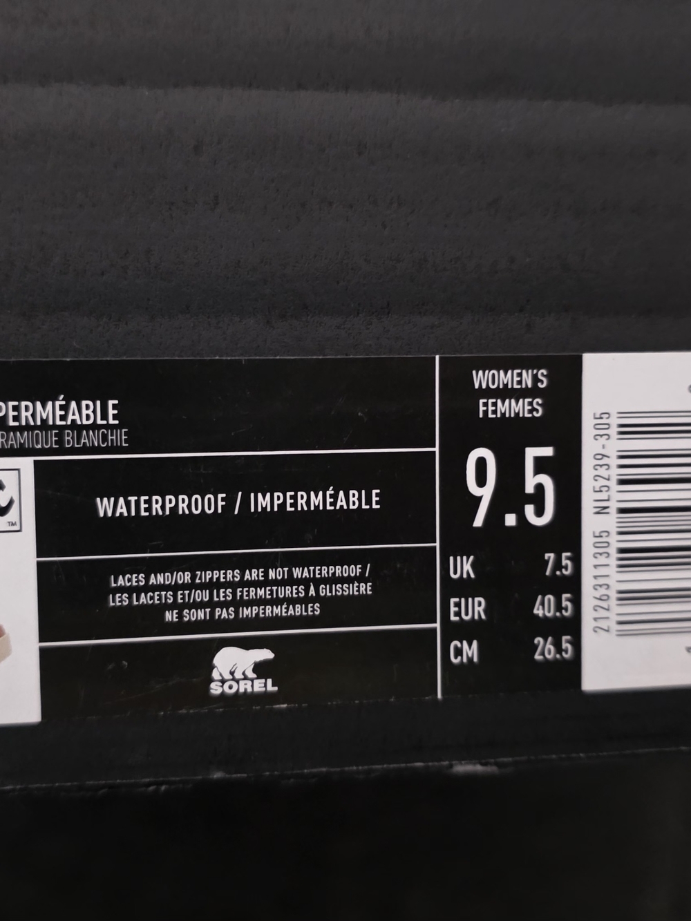 Sorel Men's Cream, Light Gray & Brown High-Top Sneakers - Picture 4 of 4